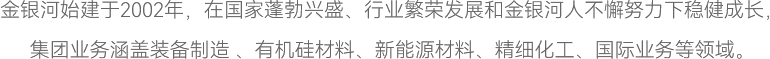 丝瓜视频WWW下载污始建於2002年，在國家蓬勃興盛、行業繁榮發展和丝瓜视频WWW下载污人不懈努力下穩健成長，
集團業務涵蓋裝備製造 、丝瓜下载APP在线观看材料、新能源材料、精細丝瓜黄色视频、國際業務等領域。